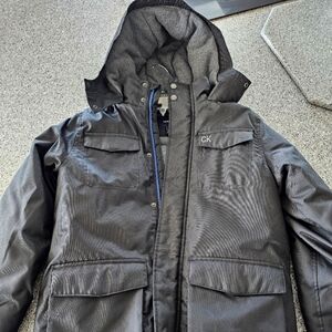 Boys Black In Color, Size 10/12 Calvinklein Jacket